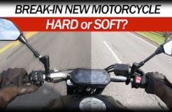 Break in my new Yamaha MT-07 motorcycle