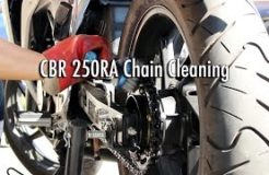 Motorcycle Chain Cleaning & Maintenance - CBR 250R