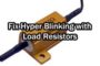 Fix Hyper Flash Blinking with Load Resistors - CBR250R