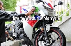 How to Wash & Clean a Motorcycle - CBR250R Motorbike